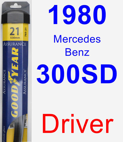 Driver Wiper Blade for 1980 Mercedes-Benz 300SD - Assurance