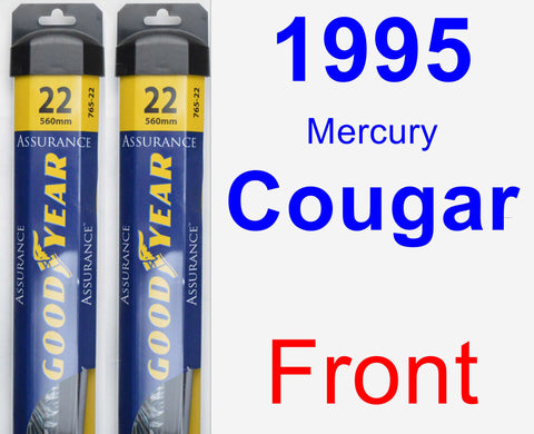 Front Wiper Blade Pack for 1995 Mercury Cougar - Assurance