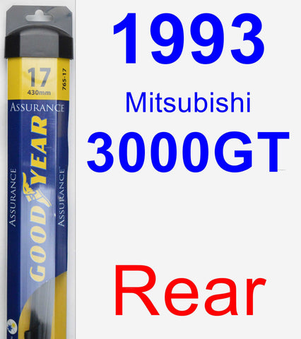 Rear Wiper Blade for 1993 Mitsubishi 3000GT - Assurance