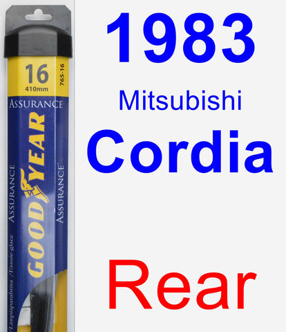 Rear Wiper Blade for 1983 Mitsubishi Cordia - Assurance
