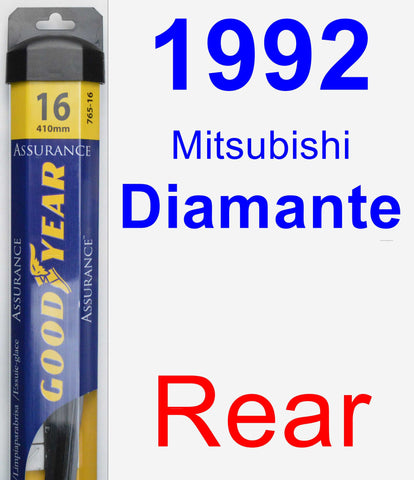 Rear Wiper Blade for 1992 Mitsubishi Diamante - Assurance