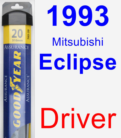 Driver Wiper Blade for 1993 Mitsubishi Eclipse - Assurance