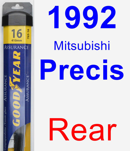 Rear Wiper Blade for 1992 Mitsubishi Precis - Assurance