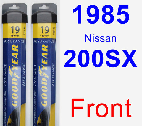 Front Wiper Blade Pack for 1985 Nissan 200SX - Assurance