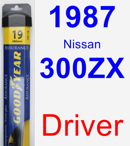 Driver Wiper Blade for 1987 Nissan 300ZX - Assurance