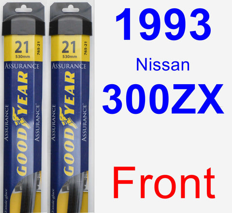 Front Wiper Blade Pack for 1993 Nissan 300ZX - Assurance