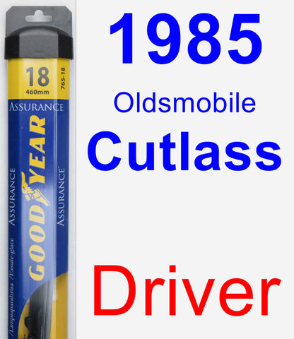 Driver Wiper Blade for 1985 Oldsmobile Cutlass - Assurance
