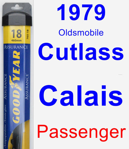 Passenger Wiper Blade for 1979 Oldsmobile Cutlass Calais - Assurance