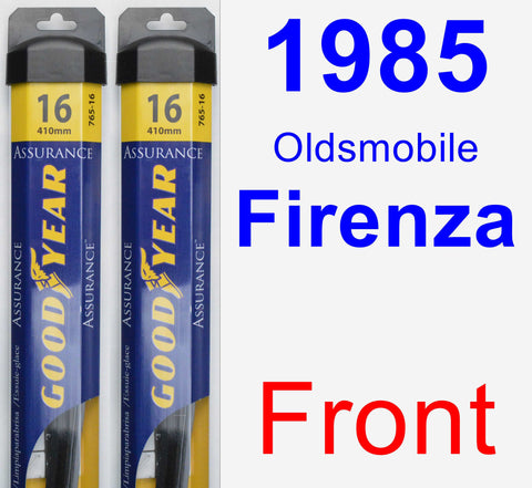 Front Wiper Blade Pack for 1985 Oldsmobile Firenza - Assurance