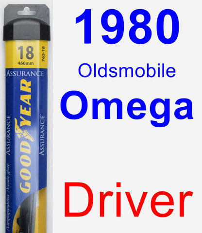 Driver Wiper Blade for 1980 Oldsmobile Omega - Assurance