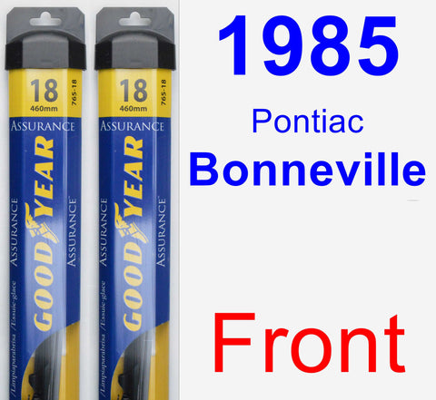 Front Wiper Blade Pack for 1985 Pontiac Bonneville - Assurance