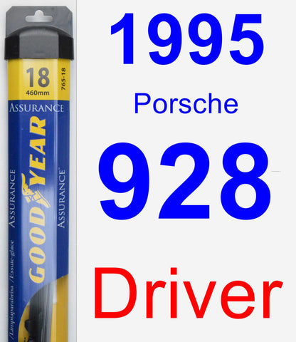 Driver Wiper Blade for 1995 Porsche 928 - Assurance