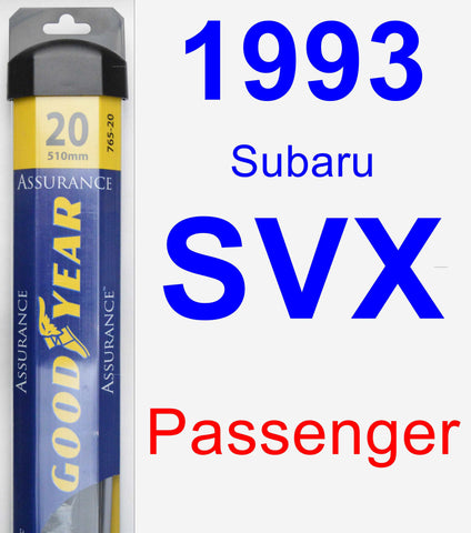 Passenger Wiper Blade for 1993 Subaru SVX - Assurance