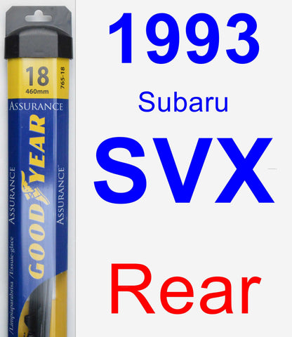 Rear Wiper Blade for 1993 Subaru SVX - Assurance