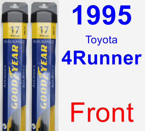 Front Wiper Blade Pack for 1995 Toyota 4Runner - Assurance