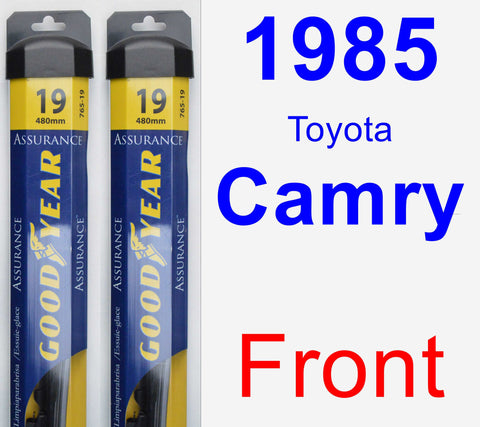 Front Wiper Blade Pack for 1985 Toyota Camry - Assurance