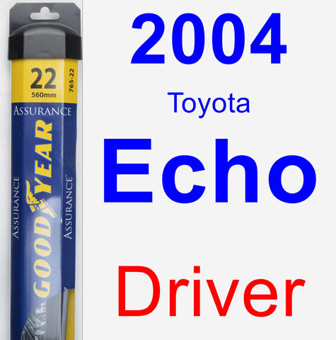 Driver Wiper Blade for 2004 Toyota Echo - Assurance