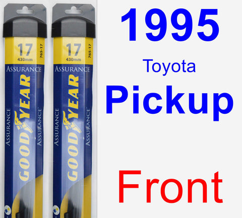 Front Wiper Blade Pack for 1995 Toyota Pickup - Assurance