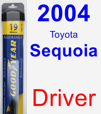 Driver Wiper Blade for 2004 Toyota Sequoia - Assurance