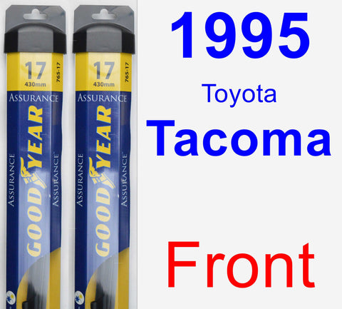 Front Wiper Blade Pack for 1995 Toyota Tacoma - Assurance
