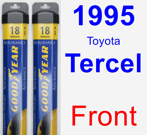 Front Wiper Blade Pack for 1995 Toyota Tercel - Assurance