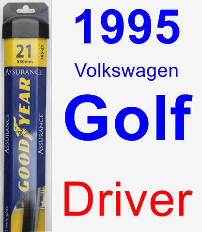 Driver Wiper Blade for 1995 Volkswagen Golf - Assurance
