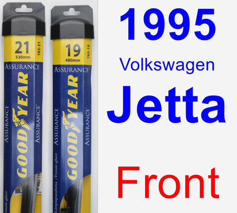 Front Wiper Blade Pack for 1995 Volkswagen Jetta - Assurance