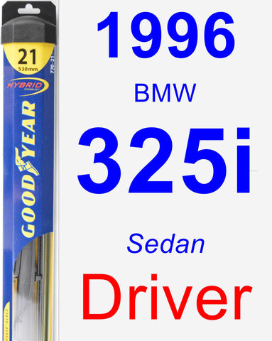 Driver Wiper Blade for 1996 BMW 325i - Hybrid