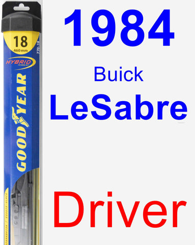 Driver Wiper Blade for 1984 Buick LeSabre - Hybrid