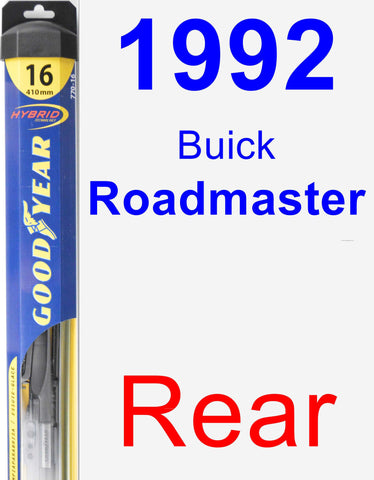 Rear Wiper Blade for 1992 Buick Roadmaster - Hybrid
