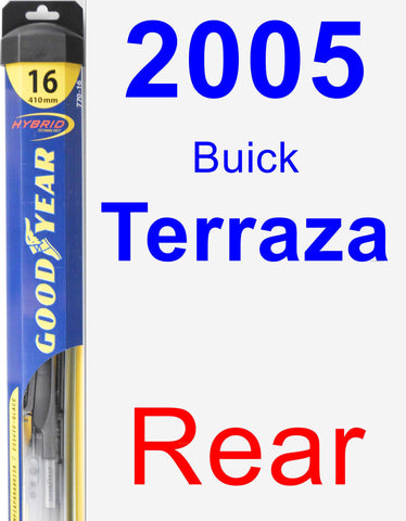 Rear Wiper Blade for 2005 Buick Terraza - Hybrid