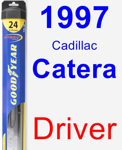 Driver Wiper Blade for 1997 Cadillac Catera - Hybrid