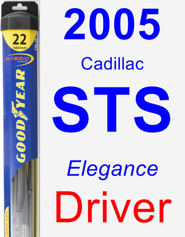 Driver Wiper Blade for 2005 Cadillac STS - Hybrid