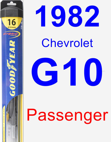 Passenger Wiper Blade for 1982 Chevrolet G10 - Hybrid