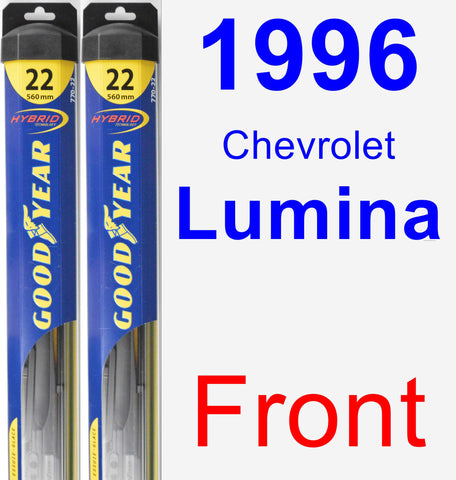 Front Wiper Blade Pack for 1996 Chevrolet Lumina - Hybrid