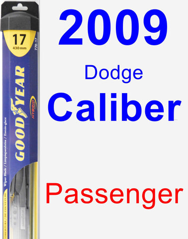 Passenger Wiper Blade for 2009 Dodge Caliber - Hybrid