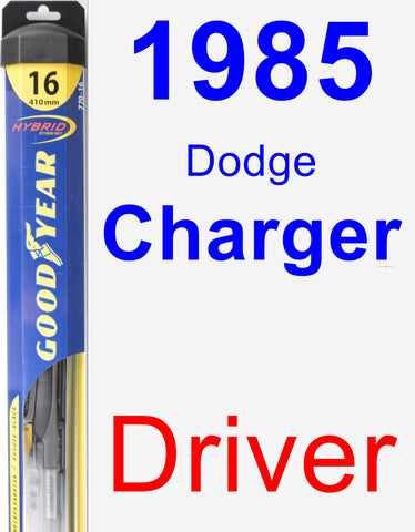 Driver Wiper Blade for 1985 Dodge Charger - Hybrid