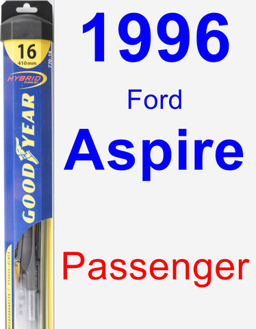 Passenger Wiper Blade for 1996 Ford Aspire - Hybrid