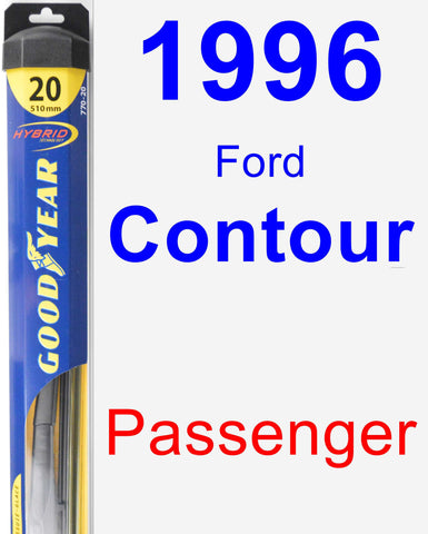 Passenger Wiper Blade for 1996 Ford Contour - Hybrid