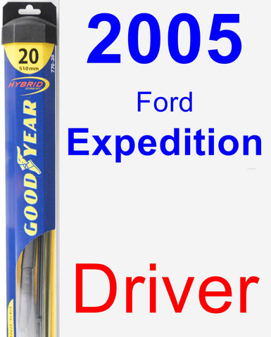 Driver Wiper Blade for 2005 Ford Expedition - Hybrid