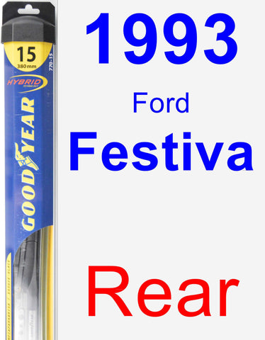 Rear Wiper Blade for 1993 Ford Festiva - Hybrid