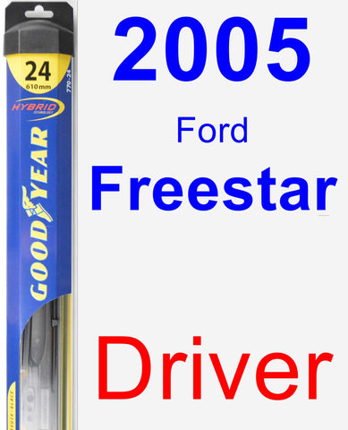 Driver Wiper Blade for 2005 Ford Freestar - Hybrid
