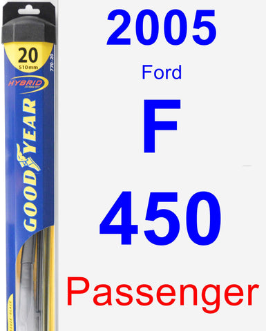Passenger Wiper Blade for 2005 Ford F-450 - Hybrid