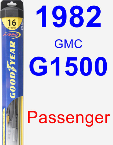 Passenger Wiper Blade for 1982 GMC G1500 - Hybrid