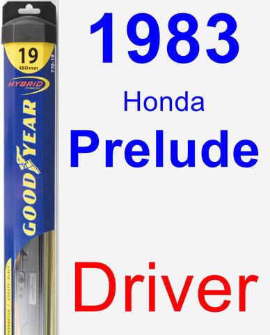 Driver Wiper Blade for 1983 Honda Prelude - Hybrid