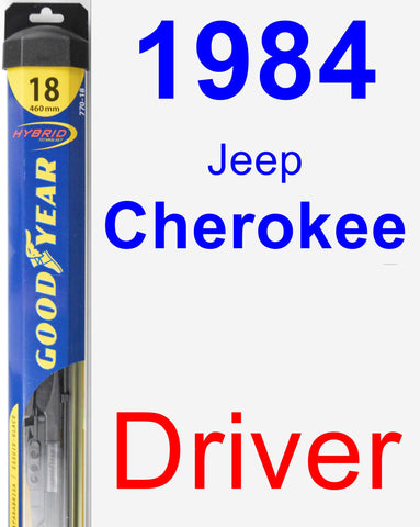 Driver Wiper Blade for 1984 Jeep Cherokee - Hybrid