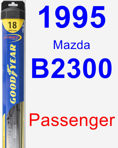 Passenger Wiper Blade for 1995 Mazda B2300 - Hybrid