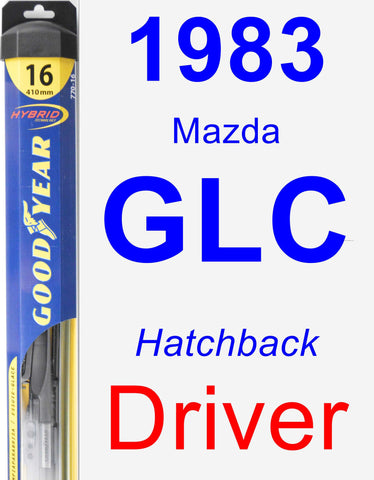Driver Wiper Blade for 1983 Mazda GLC - Hybrid
