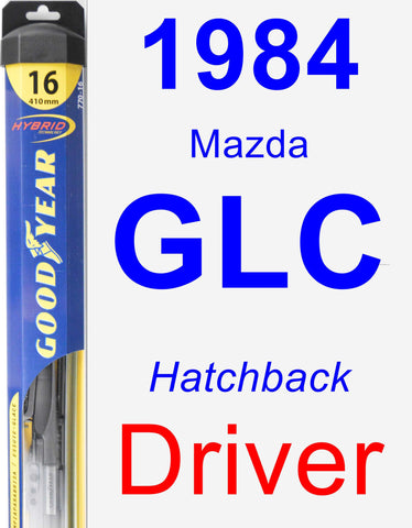 Driver Wiper Blade for 1984 Mazda GLC - Hybrid