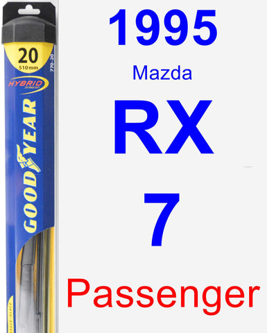Passenger Wiper Blade for 1995 Mazda RX-7 - Hybrid
